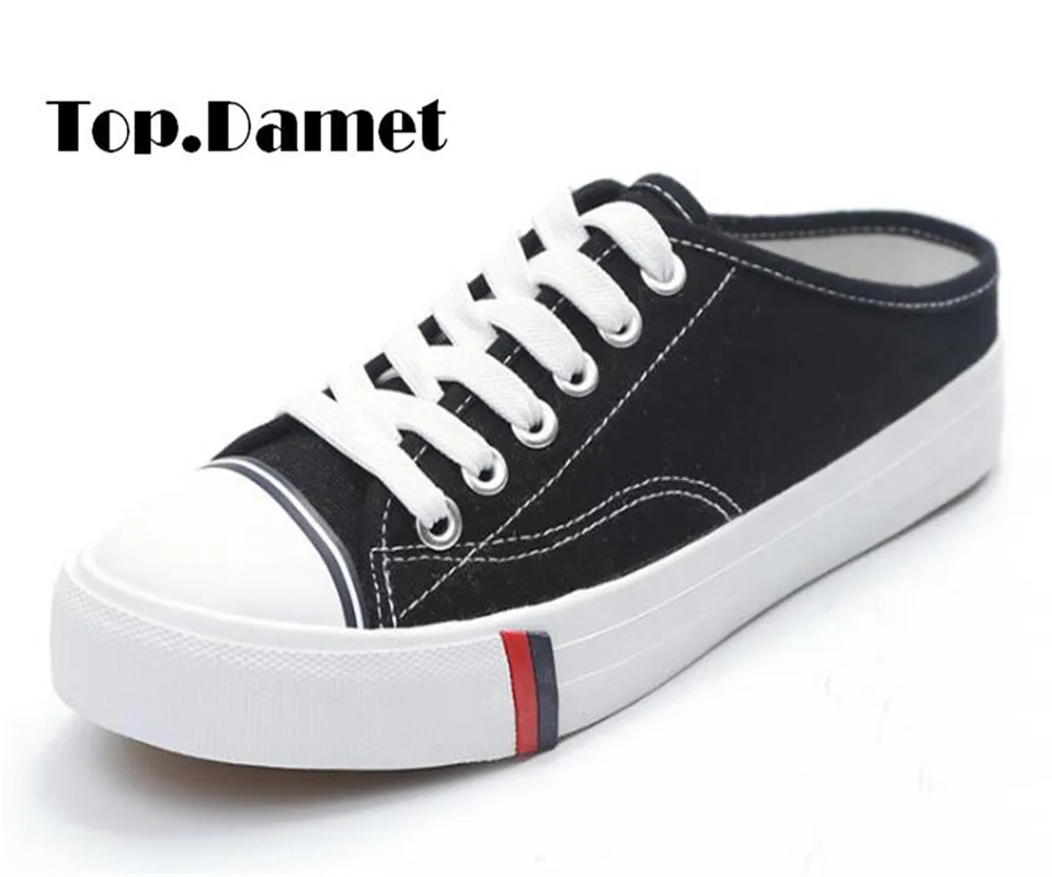 Top.Damet Woman Fashion Lace Up Canvas Sneakers Flats Sports Shoes Spring Summer Autumn Casual Shoe White Black Yellow Plus Size
Top.Damet Woman Fashion Lace Up Canvas Sneakers Flats Sports Shoes Spring Summer Autumn Casual Shoe White Black Yellow Plus Size