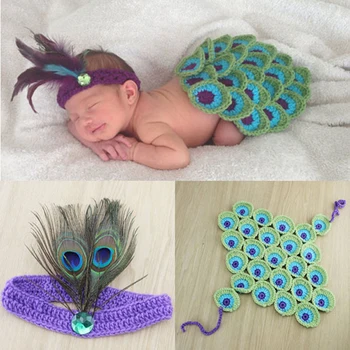Newborn Photography Props Knitting Baby Girls Hairband Cotton Toddler Headwear Dress 2 Pieces Cartoon Peacock Princess Skirt
Newborn Photography Props Knitting Baby Girls Hairband Cotton Toddler Headwear Dress 2 Pieces Cartoon Peacock Princess Skirt