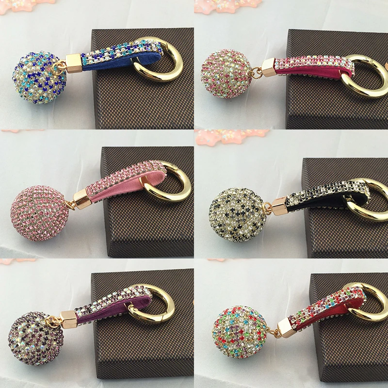 2019 New Arrival Party Girls Zircon Women Alloy 12 Colors Strass Car Rhinestone Key Chain 1PC PU Bag Crystal Ball Leather
2019 New Arrival Party Girls Zircon Women Alloy 12 Colors Strass Car Rhinestone Key Chain 1PC PU Bag Crystal Ball Leather