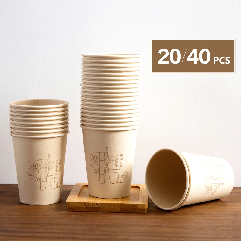 LRAOZOYM 20/40PCS Bamboo Fiber Disposable Paper Cup Coffee Tea Cup For Kitchen Office Party Dine Together Height 9cm LR238
LRAOZOYM 20/40PCS Bamboo Fiber Disposable Paper Cup Coffee Tea Cup For Kitchen Office Party Dine Together Height 9cm LR238