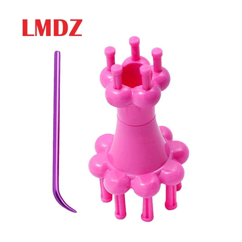 LMDZ Plastic Double Head French Yarn Wool Rope Knit Knitter Knitting Doll Craft Spool Loom With Crochet Hook Knitter Loom Maker
LMDZ Plastic Double Head French Yarn Wool Rope Knit Knitter Knitting Doll Craft Spool Loom With Crochet Hook Knitter Loom Maker