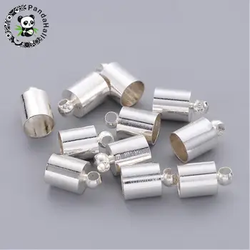 50pcs Silver Golden Tone Brass Necklace Cord Crimp End Caps Metal Jewelry Findings 9.5x6x5mm, Hole: 1.2mm
50pcs Silver Golden Tone Brass Necklace Cord Crimp End Caps Metal Jewelry Findings 9.5x6x5mm, Hole: 1.2mm