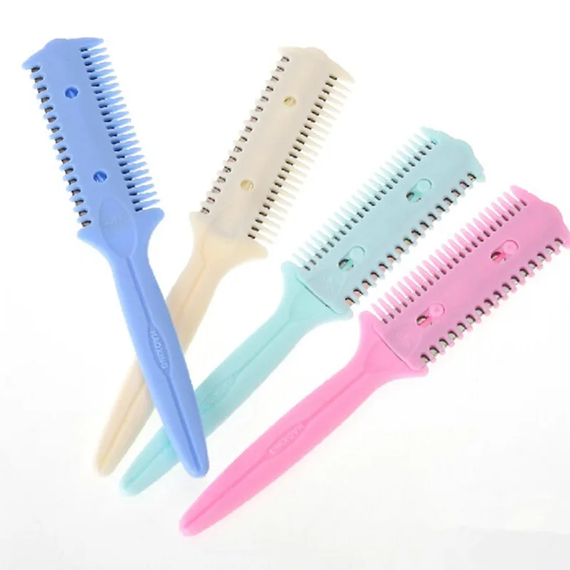 4pcs Stainless Steel Blade Hair Trimmer Unisex Razor Comb Home Hair Cut Scissor Bang Cutter Thinning Shaper Comb Free Shipping
4pcs Stainless Steel Blade Hair Trimmer Unisex Razor Comb Home Hair Cut Scissor Bang Cutter Thinning Shaper Comb Free Shipping