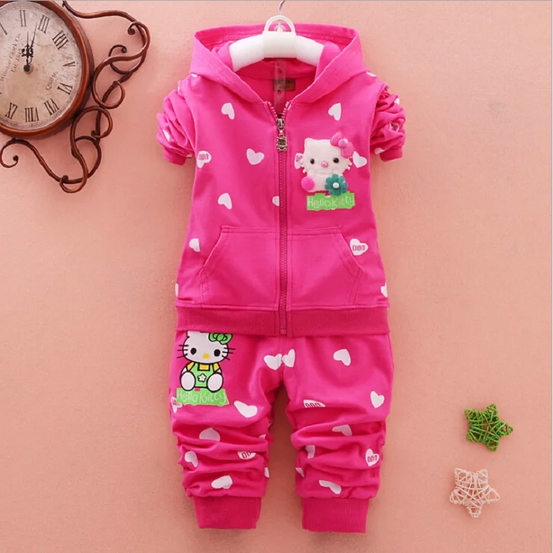 Casual Sport Hoodied Suit Children Cardigan Sweaters+Pant Set Spring Autumn Baby Girls Clothes Set Hello Kitty Kid Clothing Set
Casual Sport Hoodied Suit Children Cardigan Sweaters+Pant Set Spring Autumn Baby Girls Clothes Set Hello Kitty Kid Clothing Set