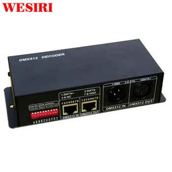 Constant Current 350MA High-Power 3 Channel DMX512 RGB Controller 3CH DMX512 Decoder for RGB LED Strip LED Lamp
Constant Current 350MA High-Power 3 Channel DMX512 RGB Controller 3CH DMX512 Decoder for RGB LED Strip LED Lamp
