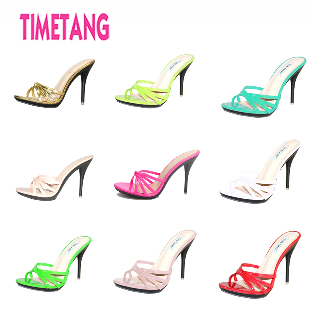 TIMETANG Summere New Plus Size 34-48 Candy 11 Colors OL/Dress Open Toe Cross Tied Thin Heel Sandal Slides Woman Slipper Shoes
TIMETANG Summere New Plus Size 34-48 Candy 11 Colors OL/Dress Open Toe Cross Tied Thin Heel Sandal Slides Woman Slipper Shoes