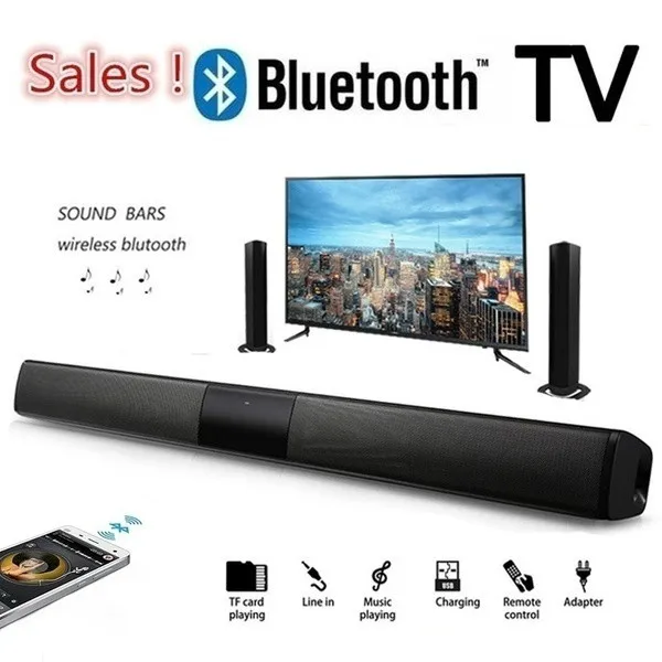 Беспроводная Bluetooth-Саундбар 330/550 мм колонка для домашнего кинотеатра ТВ сильные