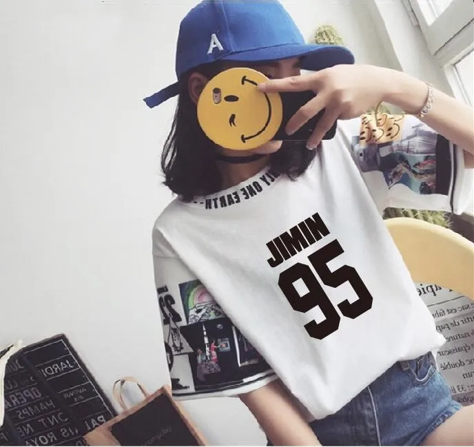 New korea harajuku Fashion women tshirt KPOP cotton T-shirt Bangtan Boys Summer loose casual short sleeves T shirt women clothes
New korea harajuku Fashion women tshirt KPOP cotton T-shirt Bangtan Boys Summer loose casual short sleeves T shirt women clothes