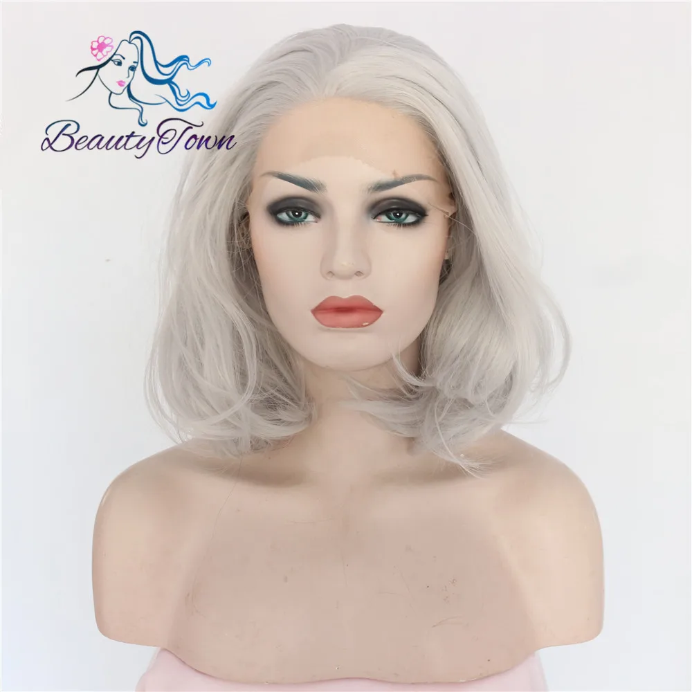 BeautyTown Bobo Type Heat Resistant Hair Grey Color Hand Tied Lace Cosplay Perruque Synthetic Lace Front Party Wig For Present
BeautyTown Bobo Type Heat Resistant Hair Grey Color Hand Tied Lace Cosplay Perruque Synthetic Lace Front Party Wig For Present