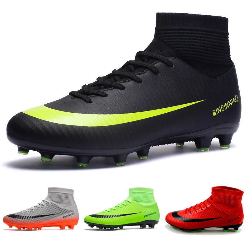 Soccer Shoes Men Football Cleats Futsal Soccer Boots Teenager Ankle High Tops Football Shoes Kids Indoor Soccer Training Sneaker
Soccer Shoes Men Football Cleats Futsal Soccer Boots Teenager Ankle High Tops Football Shoes Kids Indoor Soccer Training Sneaker