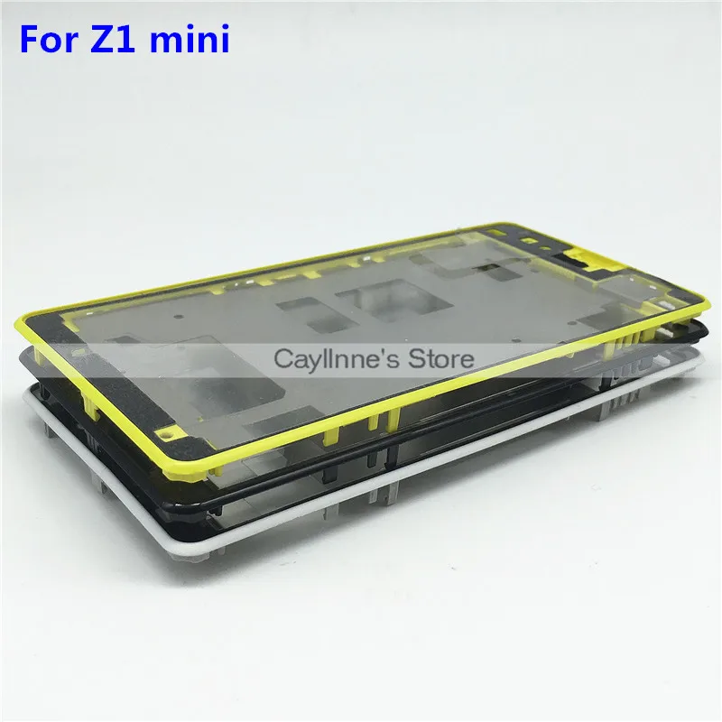New Front Middle Frame Bezel Battery Back housing Cover with Adhesive Sticker for Sony Xperia Z1 Compact mini D5503 Replacement
New Front Middle Frame Bezel Battery Back housing Cover with Adhesive Sticker for Sony Xperia Z1 Compact mini D5503 Replacement