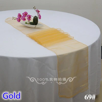 Gold colour Organza Table runner Crystal organza table decoration wedding hotel home banquet party tablecloth runner
Gold colour Organza Table runner Crystal organza table decoration wedding hotel home banquet party tablecloth runner