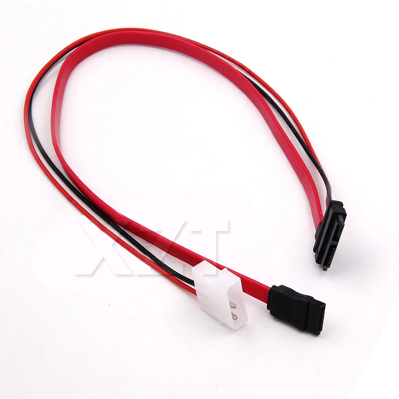 PZ 1PCS Slimline SATA Power Cables to Molex Slim SATA 13 pin(7P+6P) to 7pin + Power cable1 for SATA Slimline port 30CM/1FT/12IN
PZ 1PCS Slimline SATA Power Cables to Molex Slim SATA 13 pin(7P+6P) to 7pin + Power cable1 for SATA Slimline port 30CM/1FT/12IN