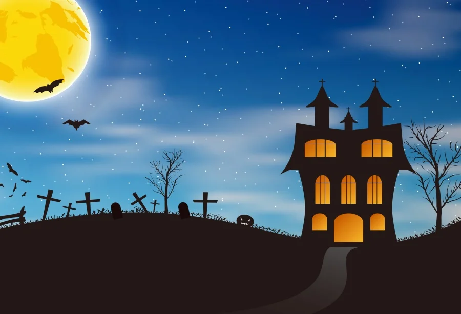 Laeacco Halloween Dusk Moon House Tomb Bats Baby Photography Backgrounds Customized Photographic Backdrops For Photo Studio
Laeacco Halloween Dusk Moon House Tomb Bats Baby Photography Backgrounds Customized Photographic Backdrops For Photo Studio