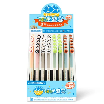 48 pcs/lot Basketball Football Gel Pens Cute Press 0.5 mm Black Ink Signature pen School writing supplies Stationery gift
48 pcs/lot Basketball Football Gel Pens Cute Press 0.5 mm Black Ink Signature pen School writing supplies Stationery gift