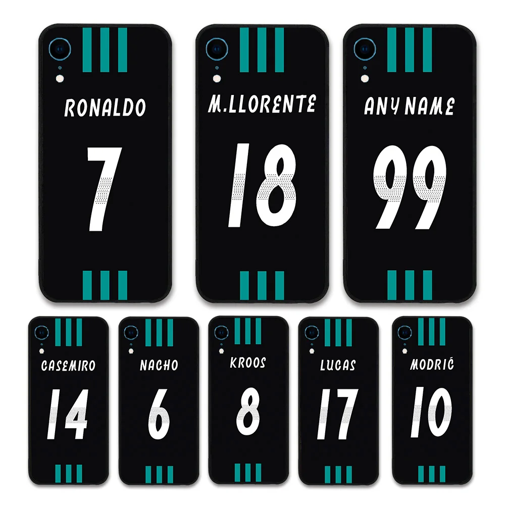 European Football RONALDO MODRIC KROOS Jersey style Real Madrid Custom Names and Numbers case for iPhone XR Phones cases
European Football RONALDO MODRIC KROOS Jersey style Real Madrid Custom Names and Numbers case for iPhone XR Phones cases