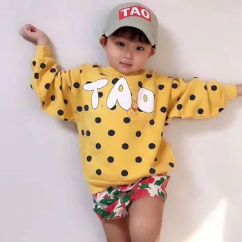 EnkeliBB TAO Kids Sweatshirt Toddler Girls Boy Cute Polka Dot Print Sweatshirts Baby Lovely Brand Design Clothing Spring Clothes
EnkeliBB TAO Kids Sweatshirt Toddler Girls Boy Cute Polka Dot Print Sweatshirts Baby Lovely Brand Design Clothing Spring Clothes