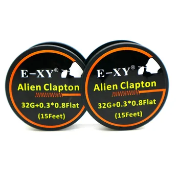 E-XY 5m/roll Flat Alien Clapton Wire for RDA RBA Rebuildable Atomizer Heating Wires Coil Tool Electronic Cigarette Accessories
E-XY 5m/roll Flat Alien Clapton Wire for RDA RBA Rebuildable Atomizer Heating Wires Coil Tool Electronic Cigarette Accessories