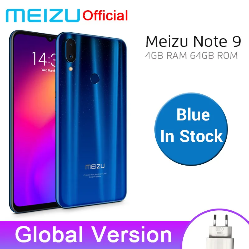 Meizu Note 9 4GB 64GB SmartPhone Note9 Snapdragon 675 Octa Core Cellphone 48MP Rear Camera Big Battery Mobile Phone
Meizu Note 9 4GB 64GB SmartPhone Note9 Snapdragon 675 Octa Core Cellphone 48MP Rear Camera Big Battery Mobile Phone