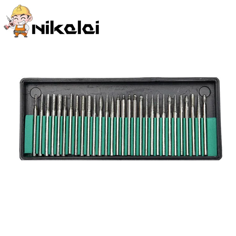 30Pc Nail Drill Bits Diamond Mounted Point Set Grinding Pricker Wheel Head Nail Dentistry Tools for Manicure Machine Accessories
30Pc Nail Drill Bits Diamond Mounted Point Set Grinding Pricker Wheel Head Nail Dentistry Tools for Manicure Machine Accessories