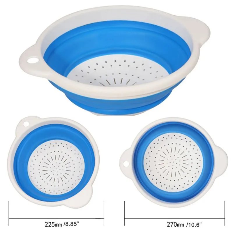 round collapsible colander