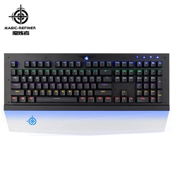 MK8 mechanical keyboard blue luminous hand pad game keyboard 108 key RGB backlight keyboard blue switch For PC Game Keyboards
MK8 mechanical keyboard blue luminous hand pad game keyboard 108 key RGB backlight keyboard blue switch For PC Game Keyboards