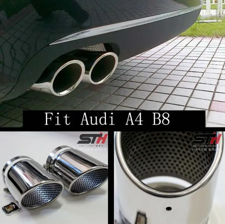 For AUDI A4 B8 2.0 2009 2010 2011 2012 2013 2014 2015 2016 Stainless steel exhaust muffler tip Car Accessories Stickers
For AUDI A4 B8 2.0 2009 2010 2011 2012 2013 2014 2015 2016 Stainless steel exhaust muffler tip Car Accessories Stickers