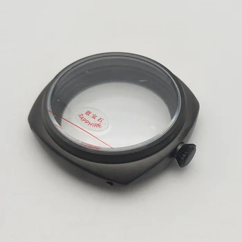 45 mm black stainless steel hand winding brushed watch case sapphire glass fit for EAT 6497/6498 movement
45 mm black stainless steel hand winding brushed watch case sapphire glass fit for EAT 6497/6498 movement