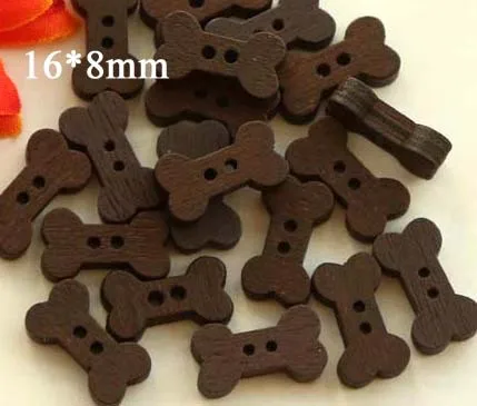 100pcs/lot Size:15*8mm cute bone design wooden buttons,sewing buttons,2-holes buttons(ss-555)
100pcs/lot Size:15*8mm cute bone design wooden buttons,sewing buttons,2-holes buttons(ss-555)