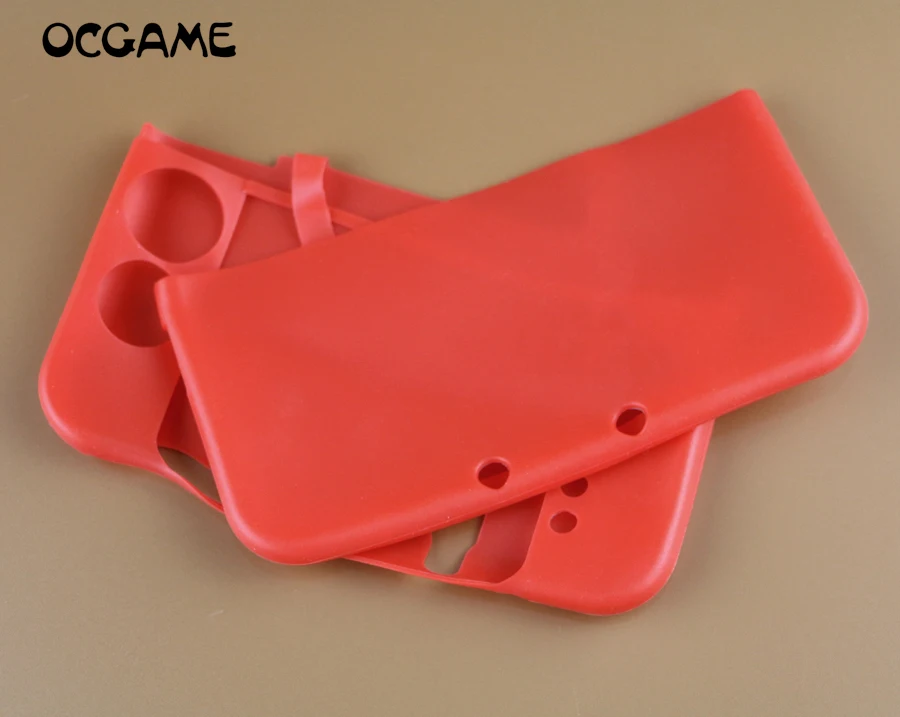 OCGAME 12 шт./лот 5 цветов резиновый мягкий силиконовый чехол для нового 3DS XL LL 3DSXL/3dsll