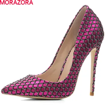 MORAZORA 2018 hot sexy fashion unique women pumps shoes Shallow mouth 12cm high heels party shoes wedding shoe size 34-45
MORAZORA 2018 hot sexy fashion unique women pumps shoes Shallow mouth 12cm high heels party shoes wedding shoe size 34-45