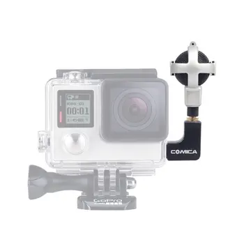 Comica CVM-VG05 Microphone Stereo Ball-shaped Audio Recording Microphone for GoPro Hero Action Sport Camera mic 
Comica CVM-VG05 Microphone Stereo Ball-shaped Audio Recording Microphone for GoPro Hero Action Sport Camera mic