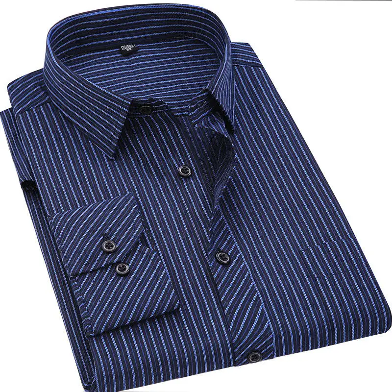 Men Shirt Plus Large Size 6XL 5XL 4XL Business Casual Long Sleeved Shirt Classic Striped Male Social Dress Shirts
Men Shirt Plus Large Size 6XL 5XL 4XL Business Casual Long Sleeved Shirt Classic Striped Male Social Dress Shirts