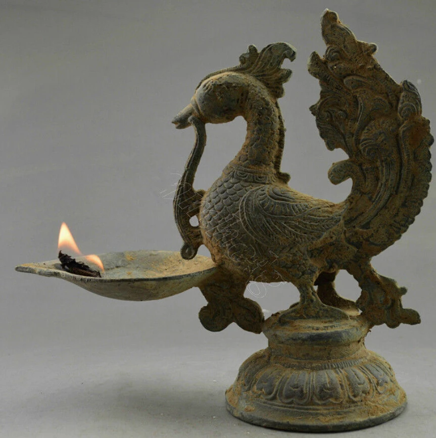 Collectible Decorated Old Handwork Bronze Carved Big Phoenix Candle Stick Statue Statue discount 30%
Collectible Decorated Old Handwork Bronze Carved Big Phoenix Candle Stick Statue Statue discount 30%