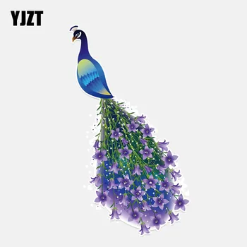 YJZT 9.2*16CM Mysterious Peacock Flowers The Tail Decor Car Sticker Graphic Silhouette 11A0020
YJZT 9.2*16CM Mysterious Peacock Flowers The Tail Decor Car Sticker Graphic Silhouette 11A0020
