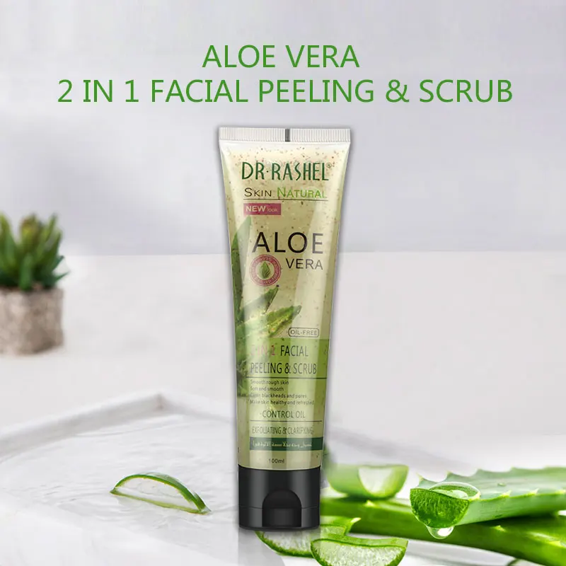 DR.RASHEL Aloe Vera 2 In 1 Facial Peeling Scrub Exfoliating Gel Soft Smooth Blackhead Pore Cleaning Oil Control 100 Ml
DR.RASHEL Aloe Vera 2 In 1 Facial Peeling Scrub Exfoliating Gel Soft Smooth Blackhead Pore Cleaning Oil Control 100 Ml