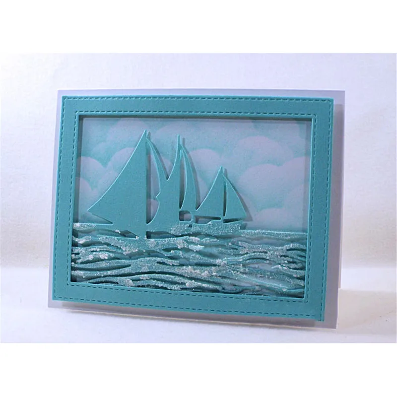 YaMinSanNiO Sailboat Frame Metal Cutting Dies for Scrapbooking New 2019 Background Dies for Card Making DIY Embossing Cuts Craft
YaMinSanNiO Sailboat Frame Metal Cutting Dies for Scrapbooking New 2019 Background Dies for Card Making DIY Embossing Cuts Craft