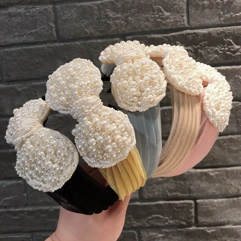 Bohemian Solid 5 Colors Soft Velvet Center Big Bow Knot Wide Hairband with Pearl Knotted Hairband customized Hair Accessories
Bohemian Solid 5 Colors Soft Velvet Center Big Bow Knot Wide Hairband with Pearl Knotted Hairband customized Hair Accessories