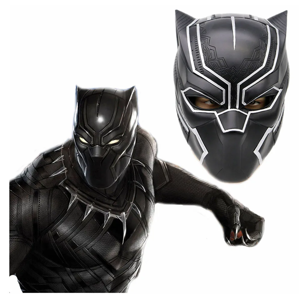 Captain America Black Panther Cool Full Head Helmet Resin PVC Cosplay Mask Costume Accessories Halloween Festival Party Masks
Captain America Black Panther Cool Full Head Helmet Resin PVC Cosplay Mask Costume Accessories Halloween Festival Party Masks