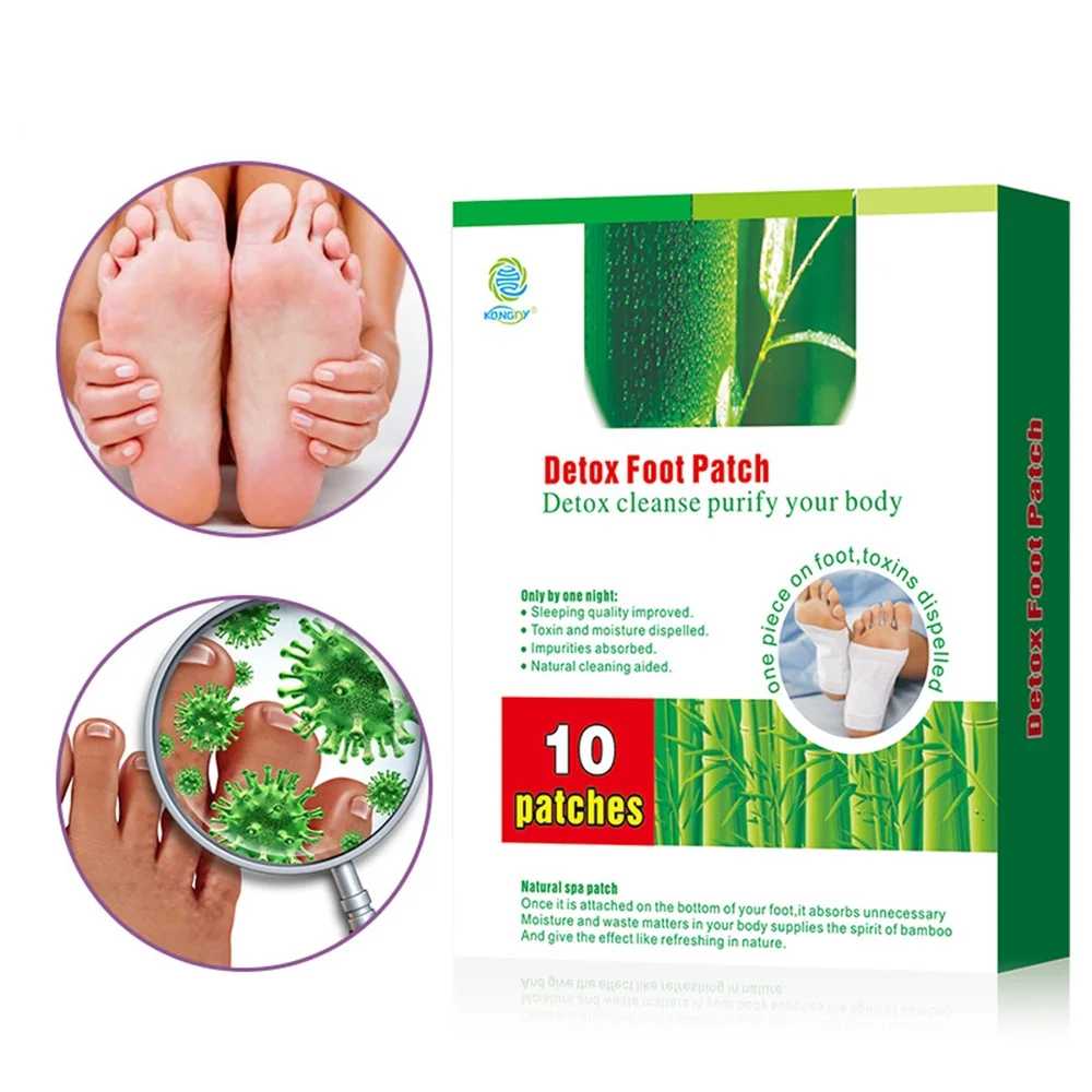 KONGDY New Arrival 10 Pieces/ Box Bamboo Vinegar Detox Foot Patch Detox Slim Foot Care Plaster Adhesive Detoxication Patch
KONGDY New Arrival 10 Pieces/ Box Bamboo Vinegar Detox Foot Patch Detox Slim Foot Care Plaster Adhesive Detoxication Patch