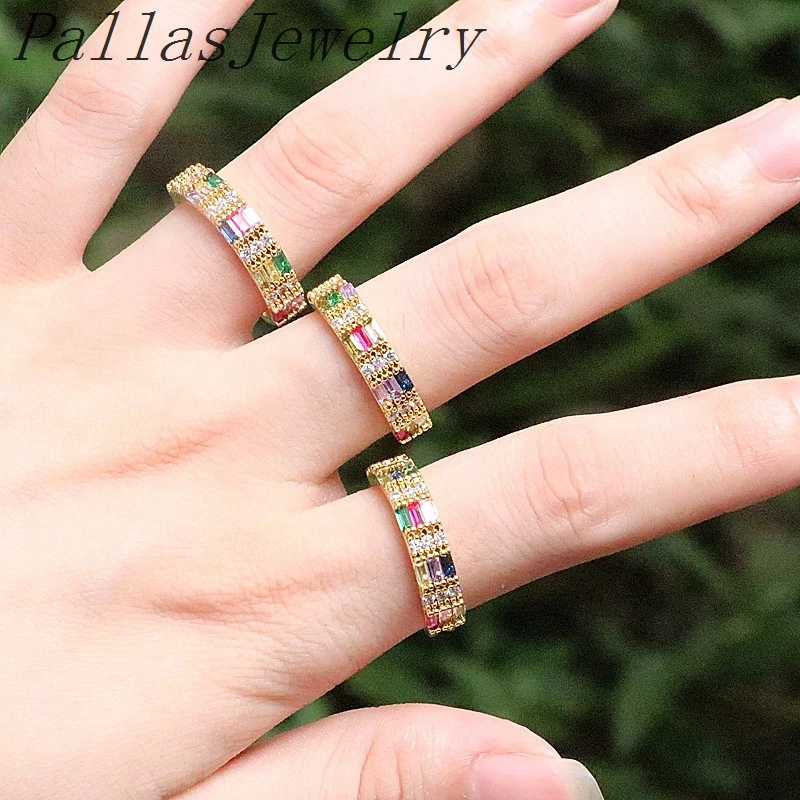 10Pcs New arrived Latest Fashion jewelry engagement band ring paved colorful cubic zirconia gorgeous jewelry rings
10Pcs New arrived Latest Fashion jewelry engagement band ring paved colorful cubic zirconia gorgeous jewelry rings