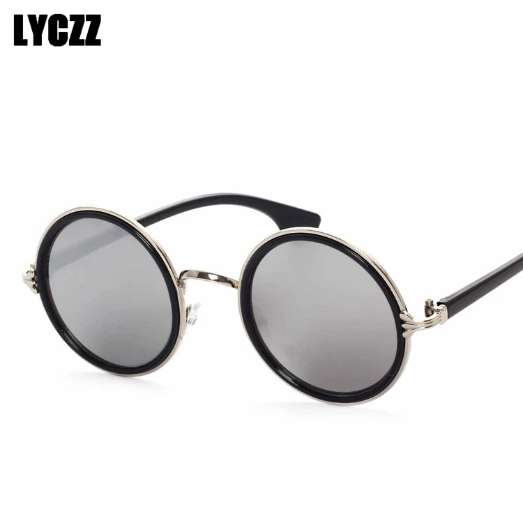 LYCZZ Retro Reflective Eye Protection Shades Women Europe Round Sunglasses Men marcas Designer Sun Glases 2016 lunette de soleil
LYCZZ Retro Reflective Eye Protection Shades Women Europe Round Sunglasses Men marcas Designer Sun Glases 2016 lunette de soleil