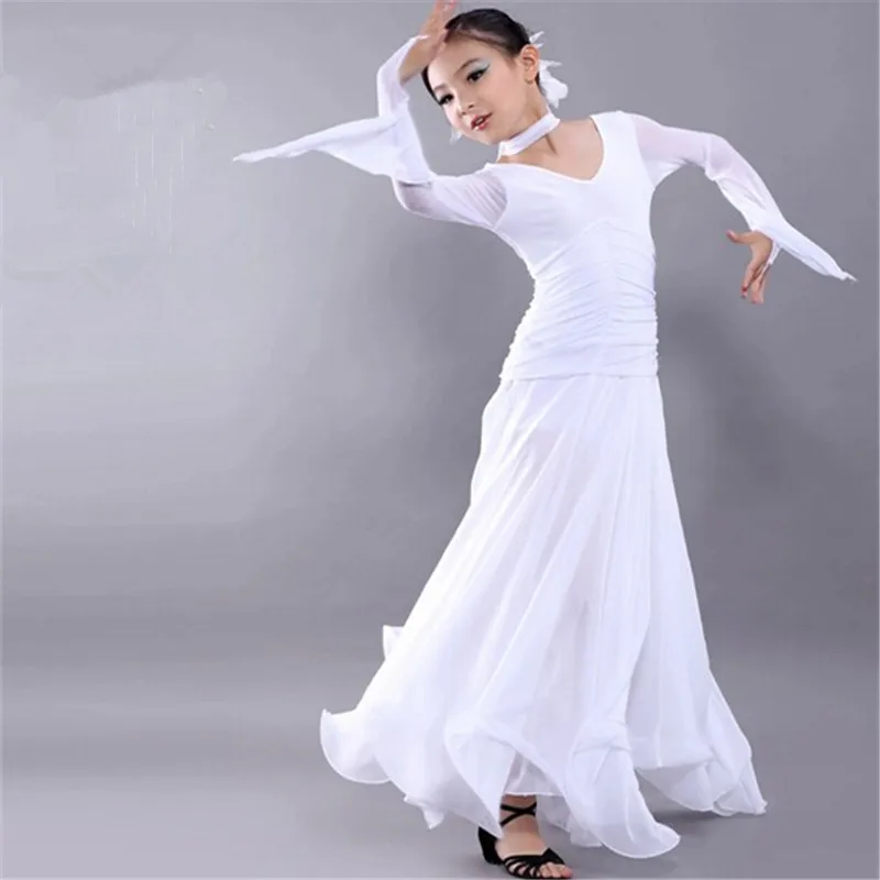 Waltz, Oxtrot,Tango,2018 Modern dance dress And Ballroom dress Children Long-sleeved Size S-XXL Free Shipping 
Waltz, Oxtrot,Tango,2018 Modern dance dress And Ballroom dress Children Long-sleeved Size S-XXL Free Shipping