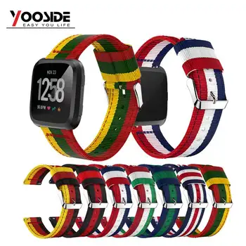Premium Fine Woven Nylon Band Sport Strap for Fitbit Versa Fitness World National Flag Stripe Design Wristband
Premium Fine Woven Nylon Band Sport Strap for Fitbit Versa Fitness World National Flag Stripe Design Wristband