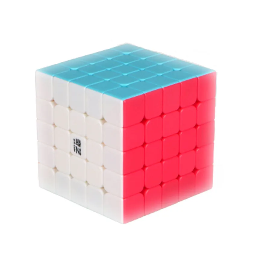 

QiYi Magic Cube 5x5x5 Stickerless Challenge Neo Speed Square Cube Professional Puzzle Cube Brain Teaser Learning Toy Cubo Magico