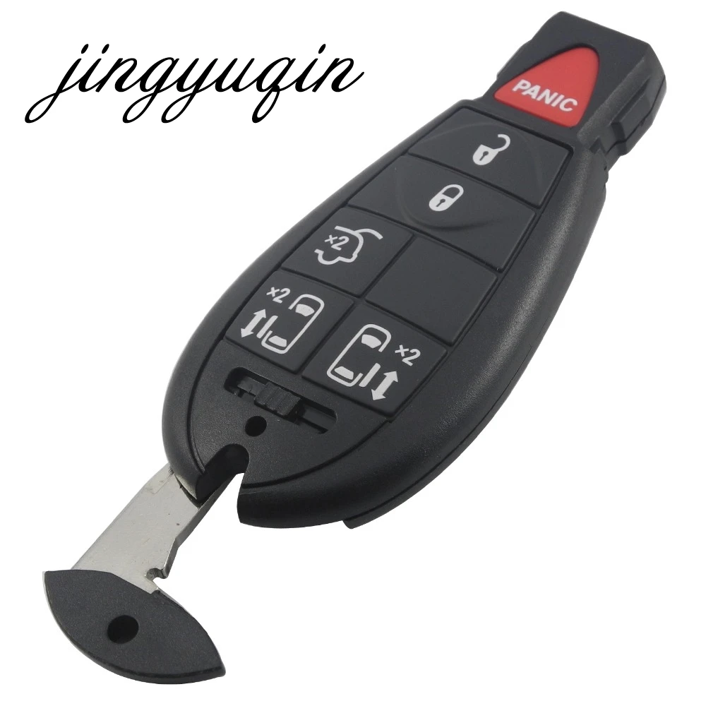 jingyuqin Smart Fob Remote Transmitter Key Shell for Chrysler Town & Country D-odge Grand Caravan Smart Key Case Fob 6BTN
jingyuqin Smart Fob Remote Transmitter Key Shell for Chrysler Town & Country D-odge Grand Caravan Smart Key Case Fob 6BTN