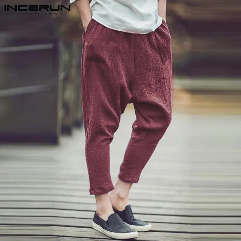 INCERUN Fashion Mens Harem Pants Casual Big Drop HipHop Trousers Retro Style Male Clothes Plus Size S-5XL
INCERUN Fashion Mens Harem Pants Casual Big Drop HipHop Trousers Retro Style Male Clothes Plus Size S-5XL