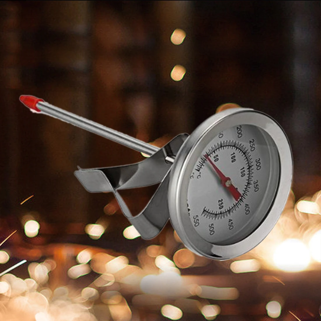 Stainless Steel Cooking Oven BBQ Milk Food Meat Probe Thermometer Gauge 250 Centigrade
Stainless Steel Cooking Oven BBQ Milk Food Meat Probe Thermometer Gauge 250 Centigrade