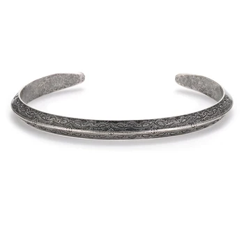 Vintage Bangle Cuff Bracelet Retro Viking Pattern Titanium Steel Casual Old Fashion Jewelry Pulseira For Men Women SS-102
Vintage Bangle Cuff Bracelet Retro Viking Pattern Titanium Steel Casual Old Fashion Jewelry Pulseira For Men Women SS-102