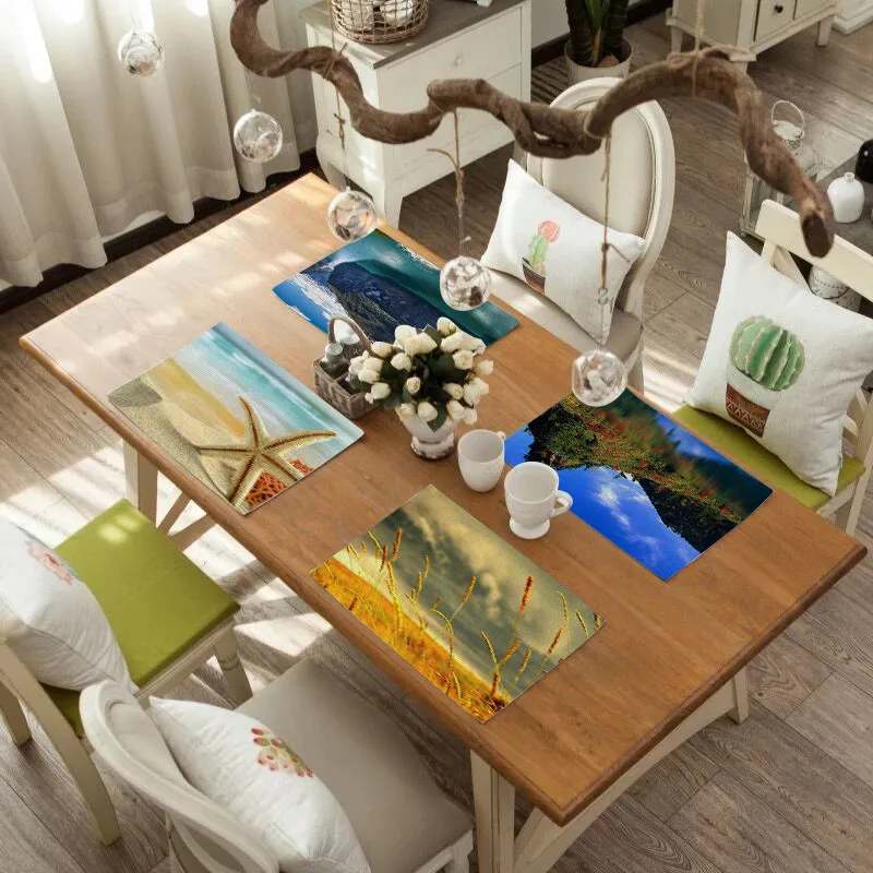 Dining Table Insulation Mat Solid Placemat Polyester Linen Non-slip Mats Kitchen Accessories Decorative Home Mat Coasters
Dining Table Insulation Mat Solid Placemat Polyester Linen Non-slip Mats Kitchen Accessories Decorative Home Mat Coasters